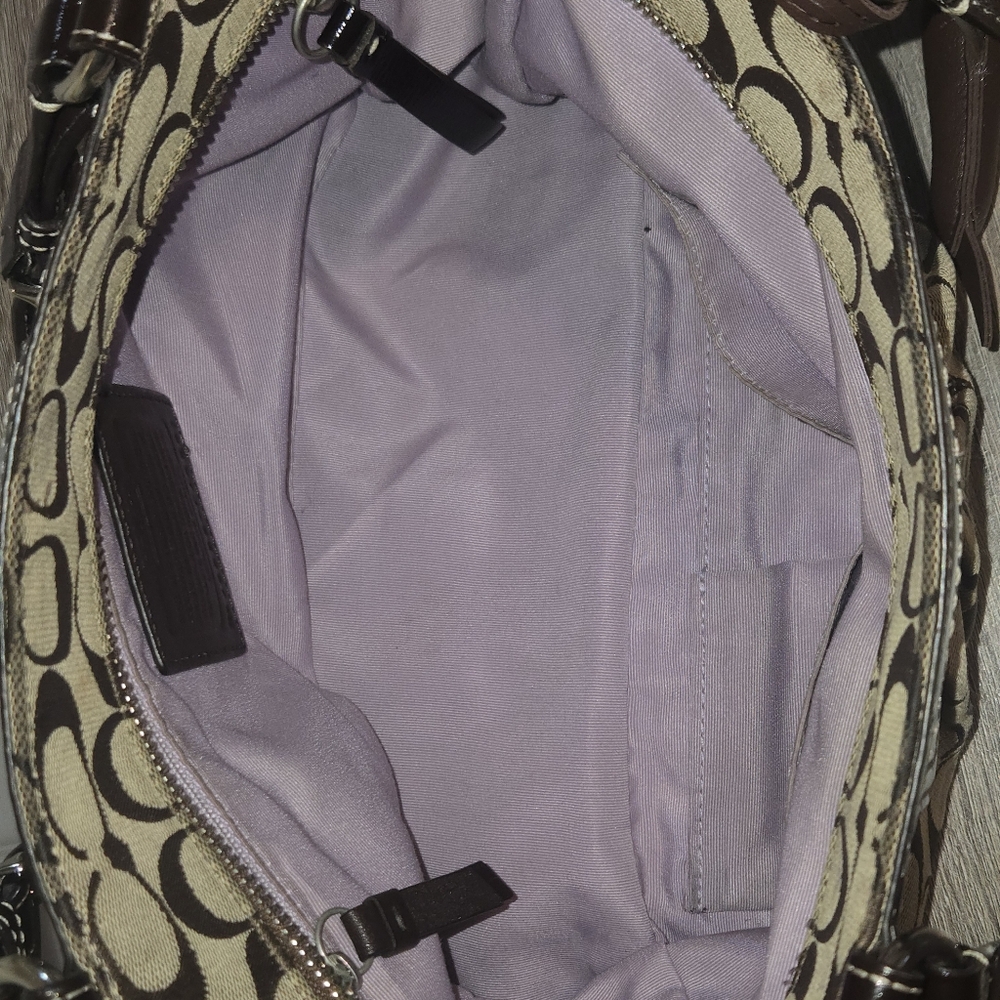 Coach Shoulderbag Signature Canvas & Leather - Picture 14 of 14